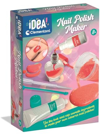 Clementoni IDEA Nail Polish Maker, Polush Maker Kit for Girls 8+ Years, 75117
