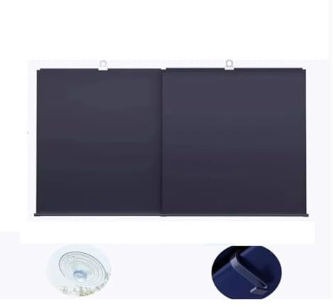Cortinas Solares Coche Parasol Retráctil Doble Barra para Parabrisas Automóvil con Aislamiento UV Ganchos Y Ventosas Parte Delantera Ventosas Que Bloquean Los Rayos UV Parasoles