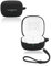 Schutzhülle für Baseus Bass BD1 Wireless Earbuds, weiche Silikonhülle mit Umhängeband, hautfreundlich und langlebig, Schwarz