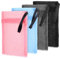 Soap Bag for Shower, 4 Pcs Exfoliating Soap Bag for Washing Body, Bath Shower, Facial Cleansing, Travel & Home Use (4 Colors)