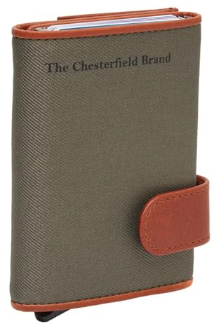 The Chesterfield Brand Sabana Cardholder Steel Green