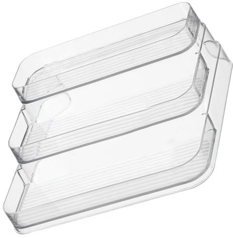 Gatuida Organizador de Cocina Escalera para Especias y Maquillaje Soporte Transparente de Almacenamiento Estante Compacto para Frascos y Botes de Condimentos Casa