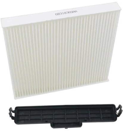 Kit de Remplacement de Filtre d'habitacle et de nettoyant pour climatisation pour Dodge, Ram 1500, 2500 et 3500, Jeep et Chrysler. Accessoires Inclus.