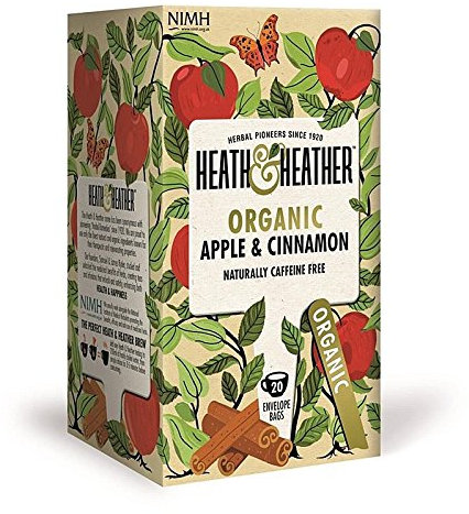 (2 Pack) - Heath And Heather - Apple & Cinnamon Herbal Tea | 20 Bag | 2 PACK BUNDLE