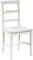 Biscottini Stuhl weiß 92x45x43 cm Made in Italy | Küchenstühle Eschenholz | Holzstuhl esszimmer | Stühle esszimmer | Stuhl Holz