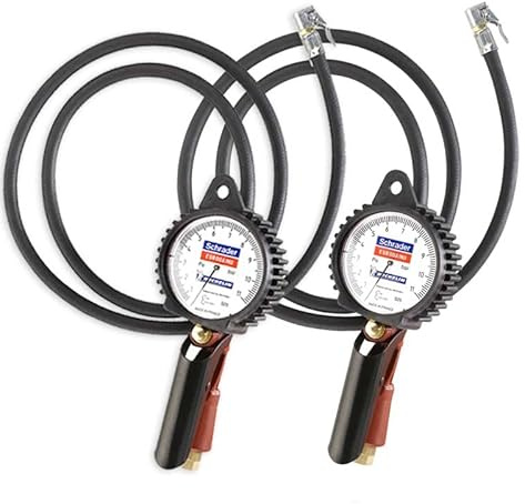 EURODAINU MICHELIN Lot de 2 Pistolets Manomètres de Gonflage avec Poignée
