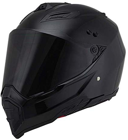 Woljay Off Road Helm Motocross-Helm Motorradhelm Motocrosshelme Fahrrad ATV (XL, Schwarz)