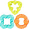 Playgro Beißring-Set Bumpy Gums, wassergefüllt, ab 3 Monaten, 3-teilig, Bumpy Gums, bunt, BPA-frei