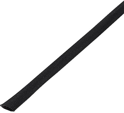 TRU COMPONENTS CBBOX2028-BK 1572559 Geflochtener Schlauch, schwarz, PET, 20 bis 28 mm, 5 m