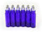 YIZHAO Bleu Flacon Roll On Vide 10ml, Flacon Roll On en Verre, pour Huile Essentielle, Rechargeable, Aromathérapie, Parfum, Massage,avec [Bille en Acier Inoxydable]-12Pcs