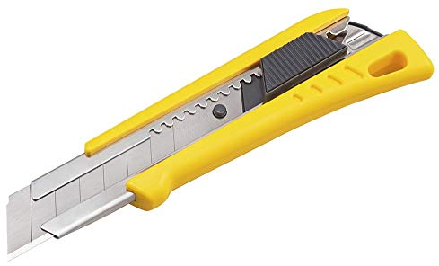 Tajima Hochleistungscutter 22mm, mit 2 Klingen im Griffmagazin, Auto-Blade-Lock.