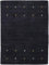 carpetfine Wollteppich Gabbeh Uni Schwarz 160x230 cm | Moderner Teppich für Wohn- und Schlafzimmer
