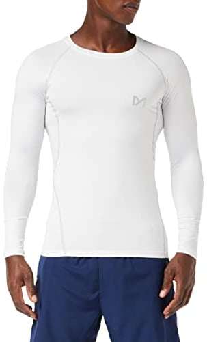 MEETYOO Kompressionsshirt Herren, Funktionsshirt Langarm Fitnessshirt Männer Sportshirt Atmungsaktiv Laufshirt für Laufen Jogging Sport Turnhalle