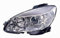 AUTOFORNITURE ITALIA Scheinwerfer vorn links für Mercedes C-Klasse (W204) 2007-2010, Weiß, Halogen, Glas, 55 Watt, 12 Volt