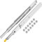 VEVOR Heavy Duty Drawer Slides 22 Length, Locking Drawer Slides 500lbs Load Capacity Full Extension Drawer Slide 1 Pair Side Mount Ball Bearing Drawer Glides Cabinet Industrial Shelf