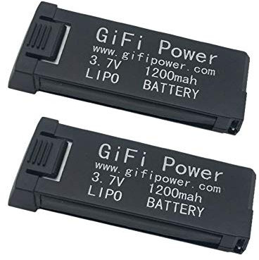 hengweiuk 3.7V 1200mAh Lipo Battery Replacement Lightweight Lipo Battery Drone Battery for Eachine E58 E58/S168/HY019 Drone High Capacity Lipo Battery(2 Pack)