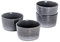Ramequin Bol à Sauce Tapas, Moule à Soufflé Porcelaine en Couleur Gris, Crème Brulée Muffin Bols de 4 Pcs X 240ml, Four et Micro-onde Convient, Parfait pour Soufflé Crème Brulée Muffin