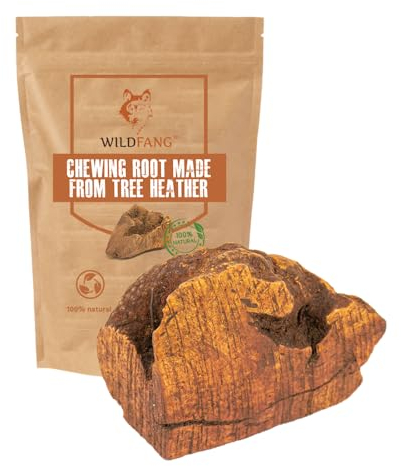 Wildfang® Briar Wood Dog Chew Root, XXL - Splinter-Free Natural Dog Chews from Tree Heather for Aggressive Chewer, Puppy Chew Toys for Dogs Dental Health (For Dogs Over 60 kg), Pack of 1