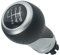 FanPaYY Schaltknauf, 6 Gang Auto Schalthebel Schaltknauf Kopf für A4 B6 B7 B8 A6 S4 8K A5 8T Q5 8R S Line Ibiza 6J Seat Leon Mk1 Golf MK4