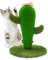 AUSCAT Katzenkratzbaum, niedlicher Kaktus-Kratzbaum, Natur Sisal Katzenkratzbaum für Indoor-Katzen und Kätzchen