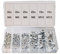 CCLIFE 146tlg DIN 985 Muttern Selbstsichernd Sicherungsmuttern Edelstahl M3 M4 M5 M6 M8 M10 M12 Stopmutter Kontermutter