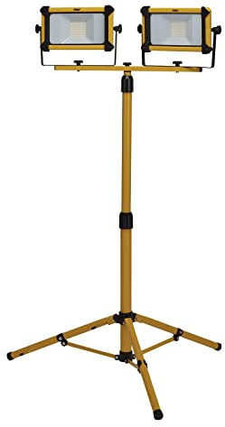 Draper 03213 230V SMD LED Tripod Site Light, 2x30W, 6600 Lumens