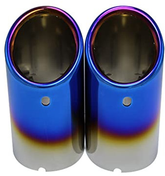 Auspuffrohr 2 STÜCKE Für B&MW Serie 3 E30 E36 E46 E90 E91 E92 E93 F30 F31 F34 G20 F35 M3 Carbon Auto Auspuff Endschalldämpfer Endrohrabdeckung Schalldämpferspitze ( Color : 2018 FOR 3 Series , Size :