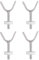Cokritsm Y Spindel für Treppenschutzgitter, Y-Spindel Druckschrauben, Baby Tor Schrauben, Kindergitter Zubehör Multifunktion Druckmontierte Schrauben, Treppenschutzgitter Schrauben Weiß 4 Stück
