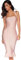 Vestito da donna elegante con fascia a coda di pesce, abito da sposa elegante, Rosa chiaro, S