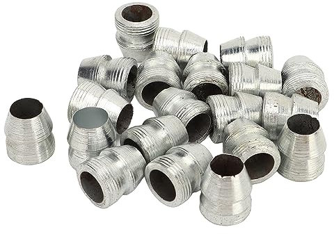 20 pezzi Zeppe con manico di ascia rotondo di sicurezza, martello di acciaio, cuneo di ascia divisa per manico di slitta. (16 mm)