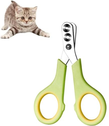 Effortless Pet Nail Clippers, Dog Nail Clippers, Cat Nail Clippers, Pet Nail Clippers Safe Cat Claw Cutters with Positioning Hole, Dog & Cat Pets Nail Clippers and Trimmers Pet Nail Clipper