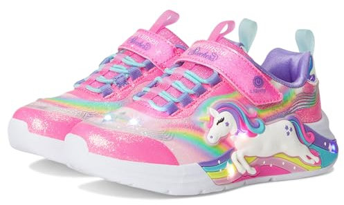 Skechers Unicorn Chaser, Scarpe da Ginnastica Bambina, Pink, 29 EU