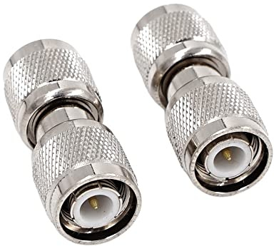 2 Stück TNC-Stecker auf TNC-Stecker, RF-Koaxial-Adapter-Stecker, doppelt, gerade, RF-Koax
