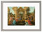 Bilder gerahmt Sandro Botticelli – Die Anbetung der Heiligen Drei Könige 1485 / Kunstdrucke von formida/Bilder Wand Dekoration (Rahmen silberfarbig, 30 x 40 cm, Gerahmt)