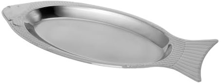 Cabilock 1 Plato De Pescado Platos Para Servir Pescado Jamón Para Pescado Plato Para Servir Dividido Bandeja Para Servir Con Tapa Platos De Comida Bandeja Blanca Platos Para Servir
