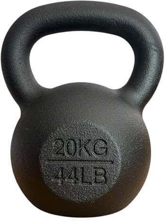 Chase Fitness Cast Iron Kettlebell, 4kg - 40kg, Home Gym Training Equipment (16, Kilograms)