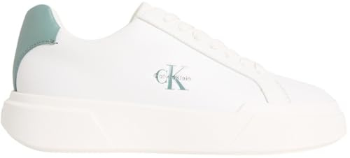 Calvin Klein Damen Cupsole Sneaker Chunky Laceup aus Leder