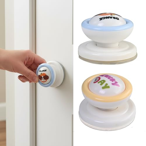 Olinner 2pcs Wardrobe Handles Punch-Free Sliding Door Handles Suction Cup Cupboard Handle Small Door Knobs Small Drawer Knobs for Cabinets Drawer, Bookcase, Windows, Fridge, Glass Door