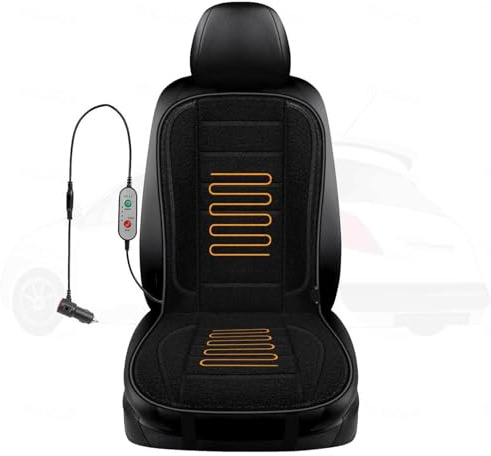BesBet Autositzkissen Erwachsene, Winter 𝐒𝐢𝐭𝒛𝒉𝐞𝐢𝒛𝐮𝒏𝒈 𝐀𝐮𝐭𝐨 Bequemer Autositze LKW,SUV Oder Transporter 1 Stück,C-Sherpa