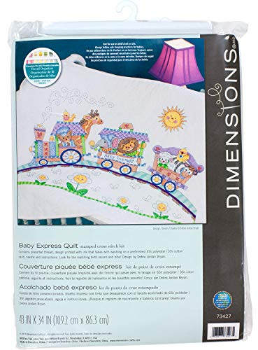 DIMENSIONS 73427 Quilt Baby Express, Multi-Colour, 109 x 86cm