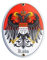 Köln Emaille Schild Köln 11,5 x 15 cm Emailschild Oval.