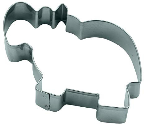 Formina Ausstechform Nilpferd / Flusspferd, 8cm, Weißblech