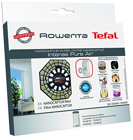 Rowenta Nano Captur XF6080 - Filtro Recambio para Purificador Rowenta Air Intense PU4020