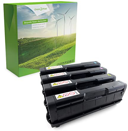 Green2Print Toner Toner-Set, 4 Kartuschen 1x 2300, 3X 2000 Seiten passend für Ricoh SP-C220S, SP-C221N, SP-C221SF, SP-C222DN, SP-C222SF, SP-C240DN, SP-C240SF