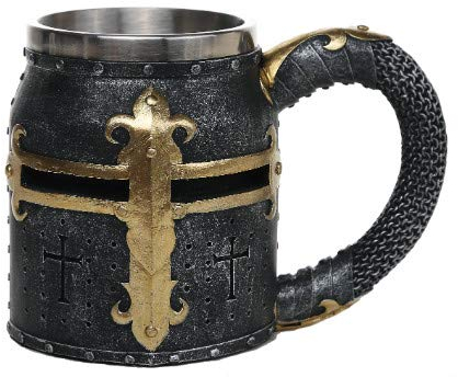 Medieval Times cruzado Caballero taza jarra 13oz