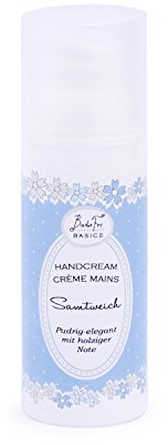 Badefee Handcreme Samtweich 50 ml – Feuchtigkeitsspendende Handpflege | mit Mandelöl, Sheabutter & Vitamin E – Schnell einziehend – Vegan, Ohne Parabene & Silikone – Made in Germany
