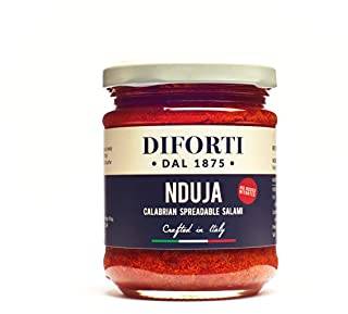 Taste of Sicily Limited DIFORTI | Nduja | Calabrian Spreadable Salami, 180g Jar