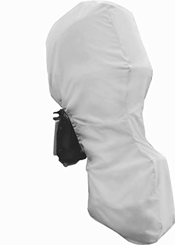 wellenshop Vollabdeckung Full Cover für Außenborder 3,5-300 PS Außenborderabdeckung Boot Winter Motorschutz Größe Bis 3,5 PS (200-300 PS lang)