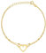 Goldarmband 333 8k Gold Gelbgold Herz Kugel Gravur