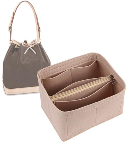 Lckaey Pe NOE NM Geldbörsen-Organizer für BB-Eimertasche, kleiner Reißverschluss-Einsatz, Khaki